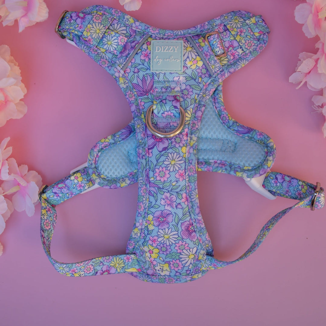 Floral Fable No Pull Dog Harness with Handle | Step In & Reflective