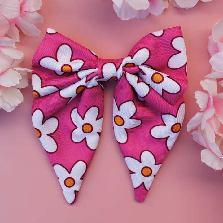 Darling Daisy: Pink Daisy | Bow Tie