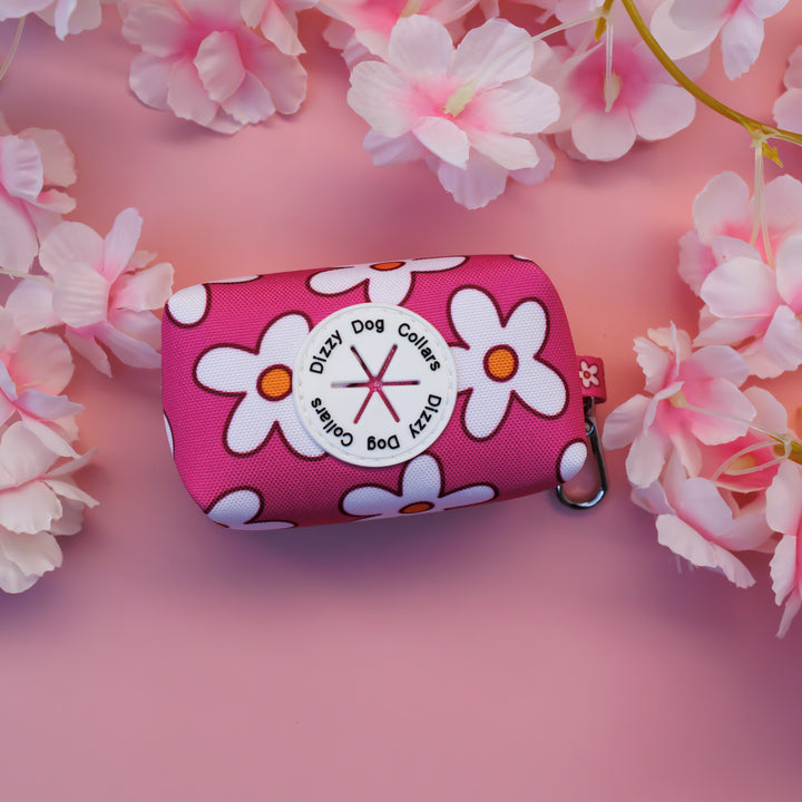 Darling Daisy: Pink Daisy | Waste Bag Holder