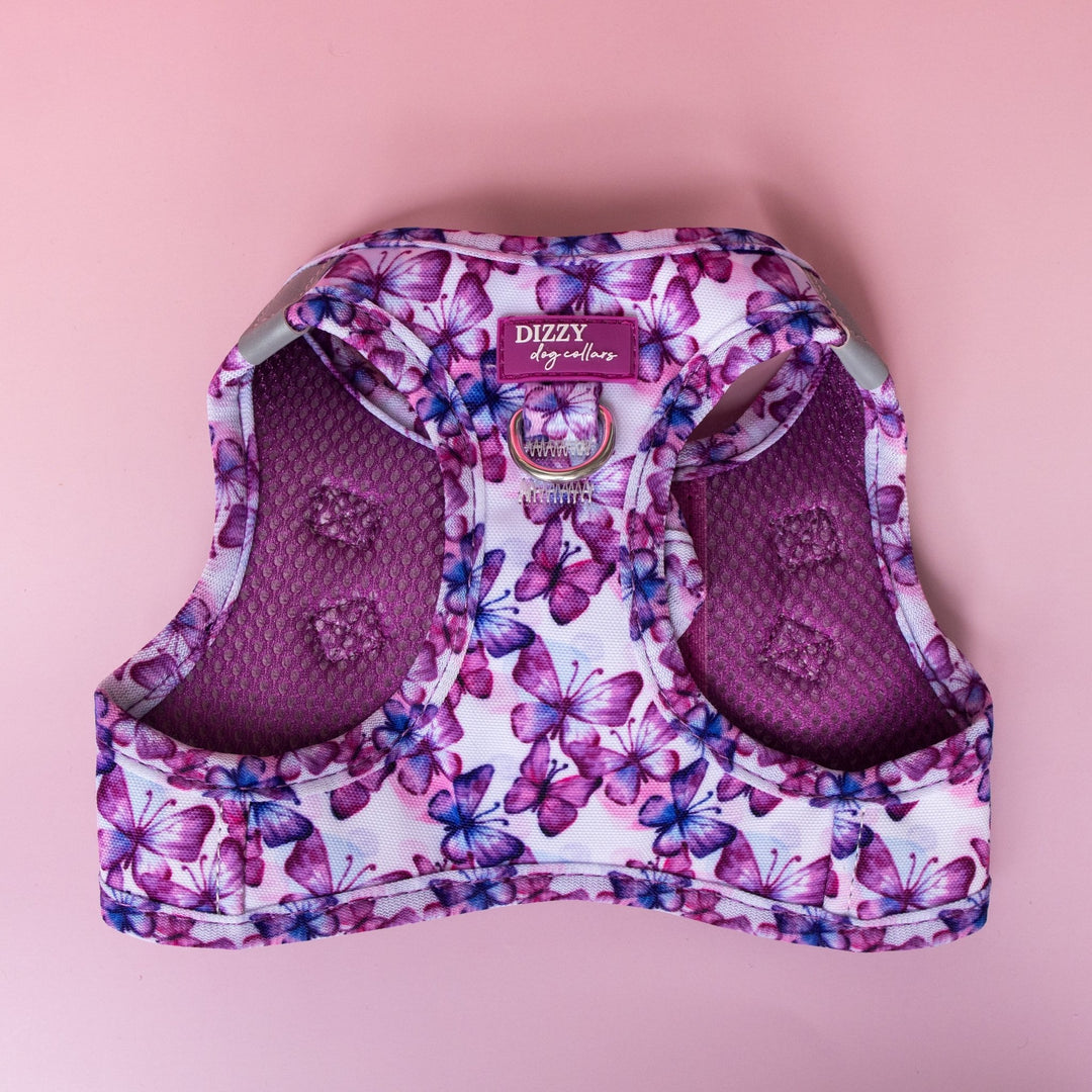 Step In Dog Harness: Candy Sky Butterfly