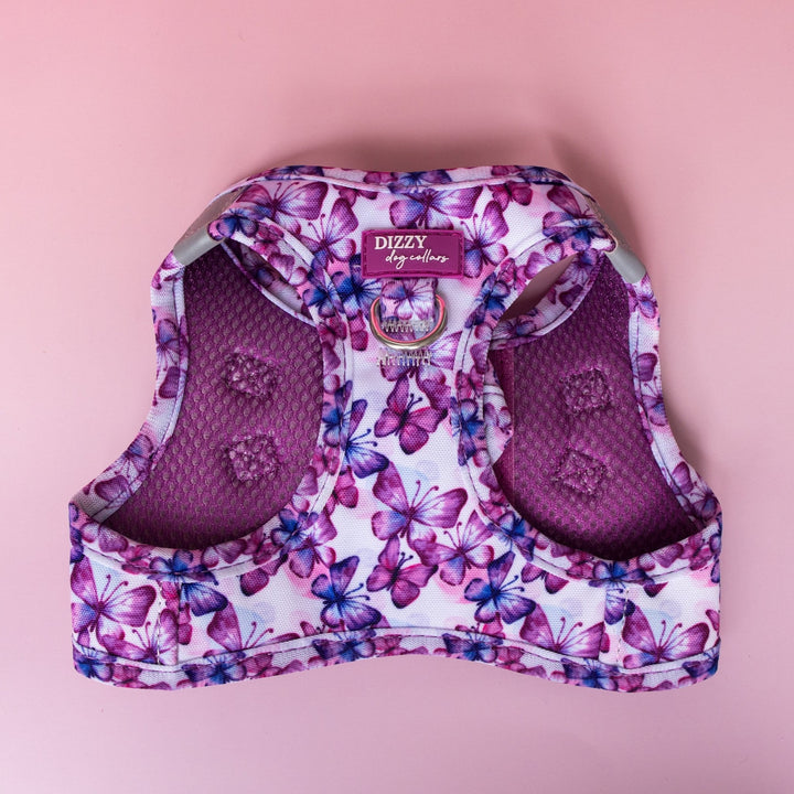 Step In Dog Harness: Candy Sky Butterfly