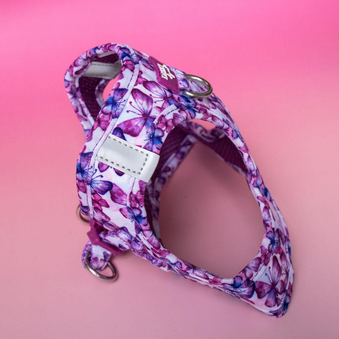 Step In Dog Harness: Candy Sky Butterfly