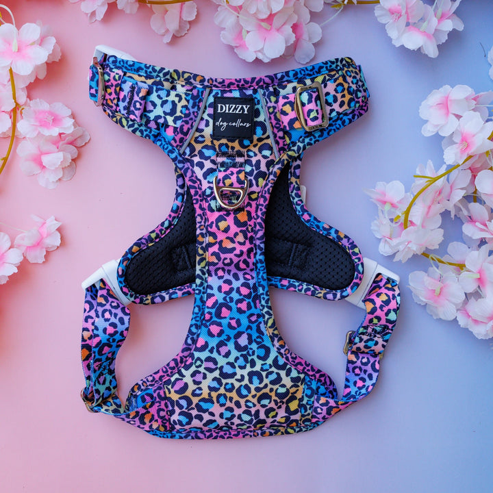 ****SECONDS*** No Pull Dog Harness with Handle |  Ombre Leopard