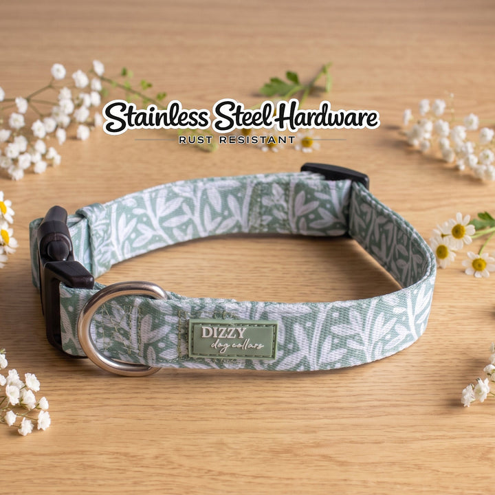 Wild Grove: Sage Vines Dog Collar | Neoprene Dog Collar