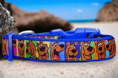 Scooby Dog Collar Pink |Neoprene Dog Collar-Dog Collar-Dizzy Dog Collars