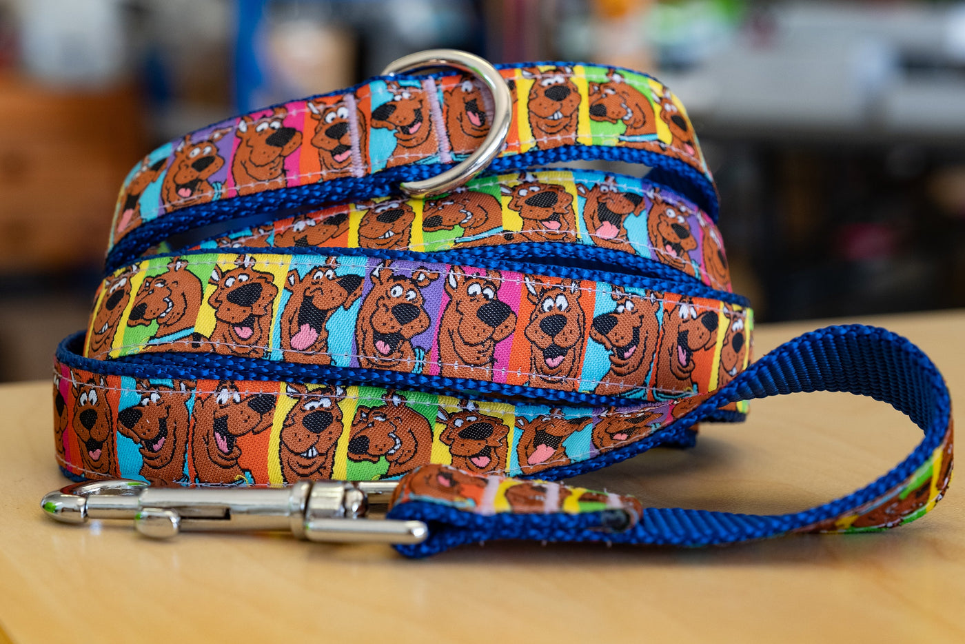 Scooby Dog Leash | Handmade to order | Multiple Colours-Leash-Dizzy Dog Collars