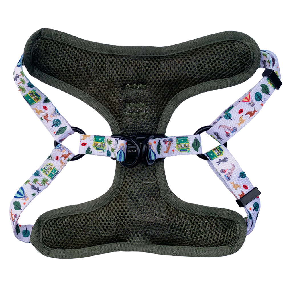 STEP IN DOG HARNESS - Meanwhile in Melbourne-Harnesses-Dizzy Dog Collars