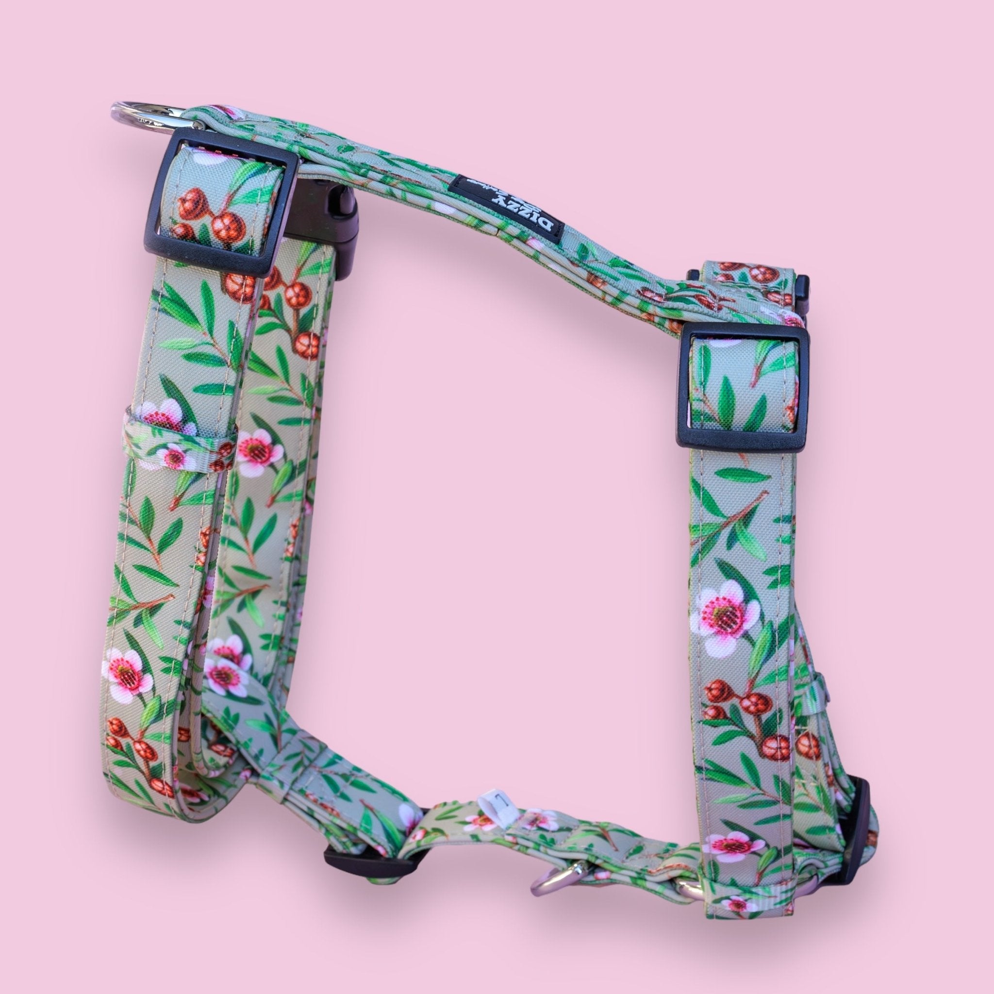 Step in H Harness with front and back attachment | Manuka | Fully Padd ...