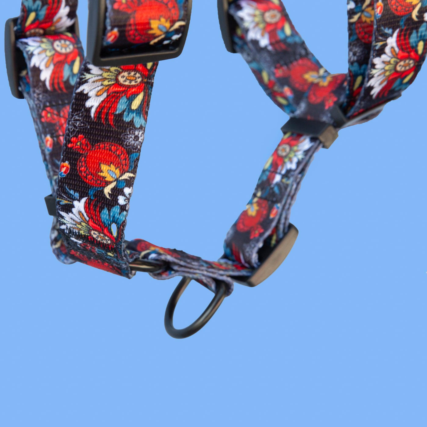Step in H-Harness with front & back attachment - Folklore-Harness-Dizzy Dog Collars