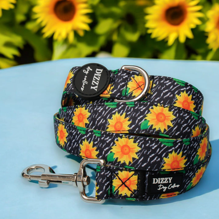 Sassy Sunflowers Dog Leash | Premium Quality Fully Padded Dog Leash