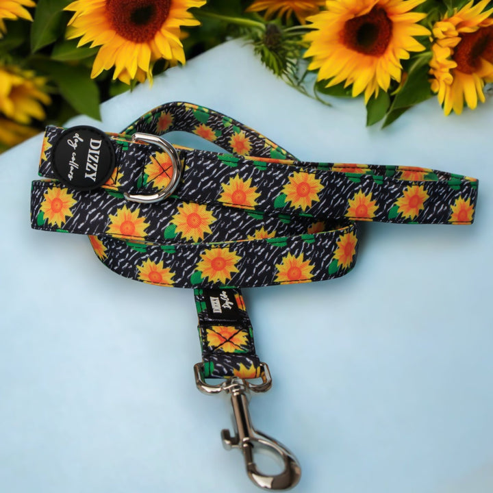 Sassy Sunflowers Dog Leash | Premium Quality Fully Padded Dog Leash