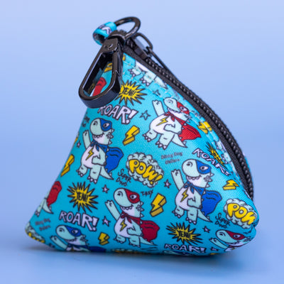 Super Dino Pocket - For Poop Bags, Treat and/or Keys/Coins-Dizzy Dog Collars