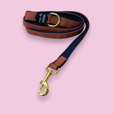 The Coco Dog Leash | Canvas & Neoprene | Premium Quality Fully Padded Leash-Leash-Dizzy Dog Collars