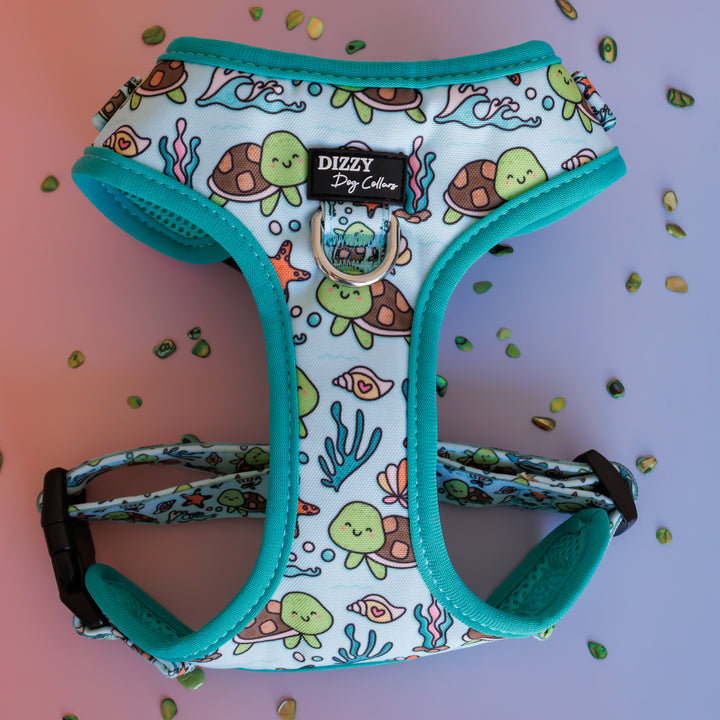 DOG HARNESS | Turtle Tots | Neck Adjustable Dog Harness