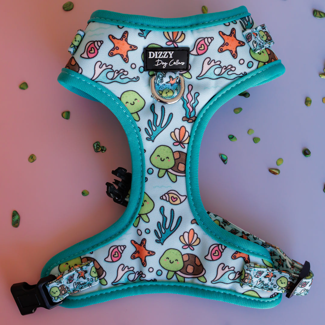 DOG HARNESS | Turtle Tots | Neck Adjustable Dog Harness