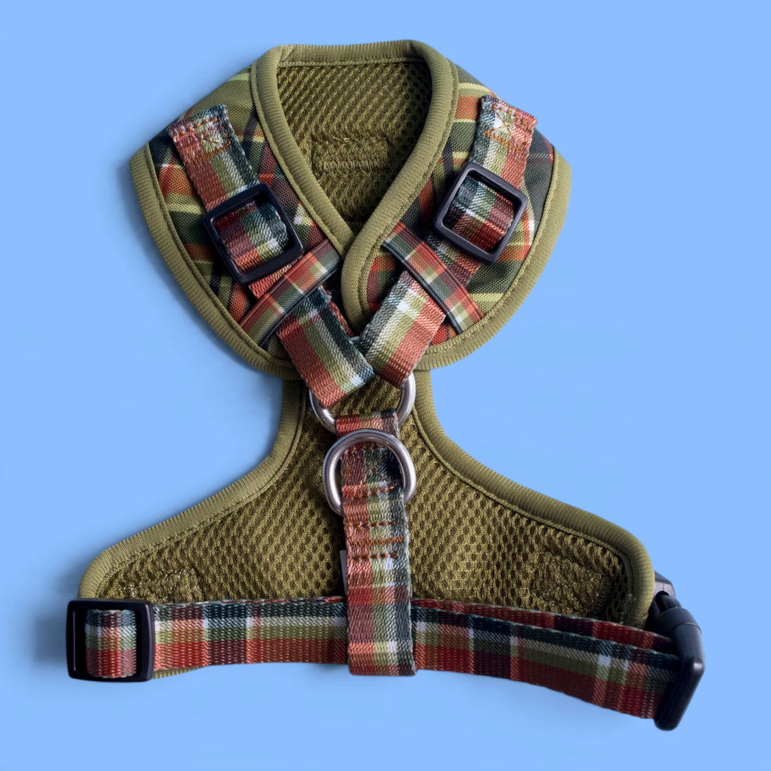 DOG HARNESS | An Olive Christmas  | Neck Adjustable Dog Harness