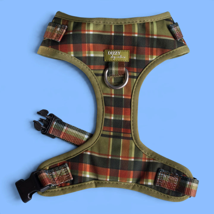 DOG HARNESS | An Olive Christmas  | Neck Adjustable Dog Harness