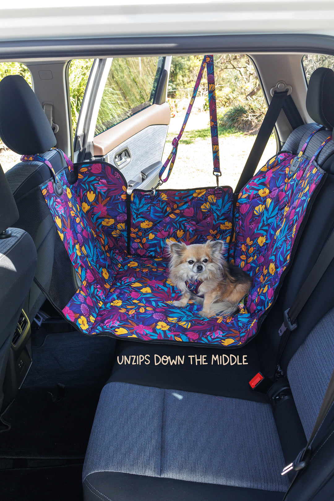 Car Seat Hammock: 2 in 1 Back Seat Cover | Sapphire Showers