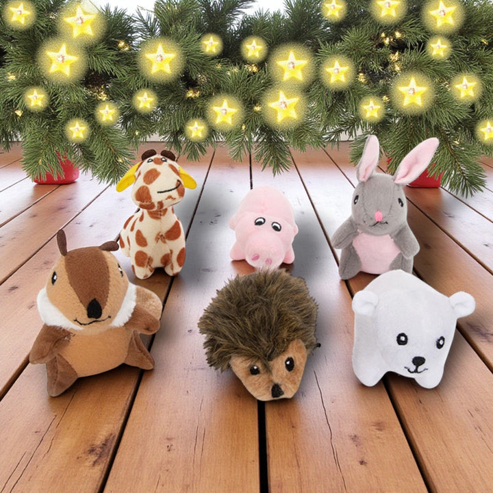 Zippy Paws Miniz Multipack Squeaker Dog Toys with 6 Mini Toys