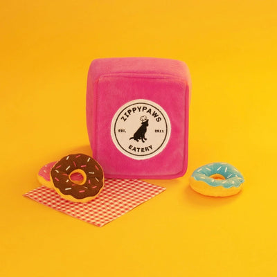 Zippy Burrow - Donutz Box Interactive Toy-Dizzy Dog Collars