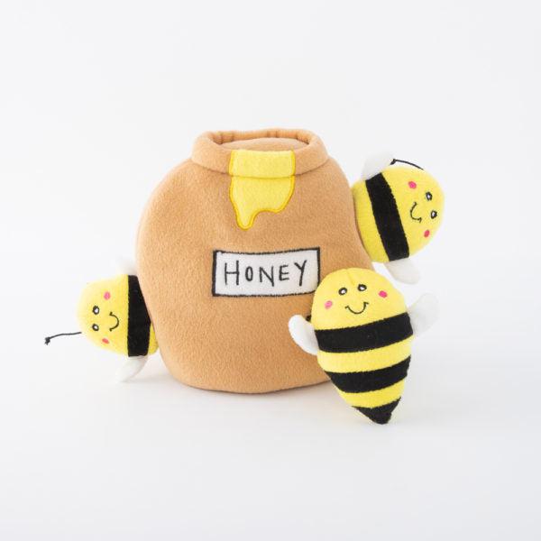 Zippy Burrows - Bees in Honey Pot-Toy-Dizzy Dog Collars