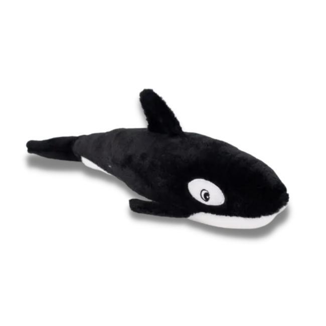 Zippy Paws Plush Squeaky Jigglerz Dog Toy - Killer Whale-Toy-Dizzy Dog Collars