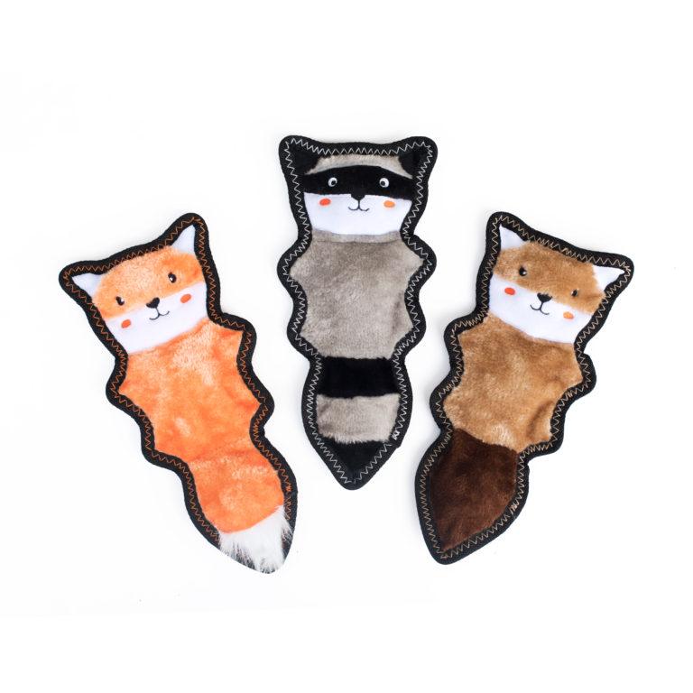 Zippy Paws Z-Stitch "Skinny Pelt" - Racoon-Dizzy Dog Collars-Dizzy Dog Collars