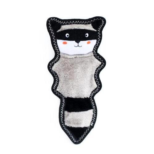 Zippy Paws Z-Stitch "Skinny Pelt" - Racoon-Dizzy Dog Collars-Dizzy Dog Collars